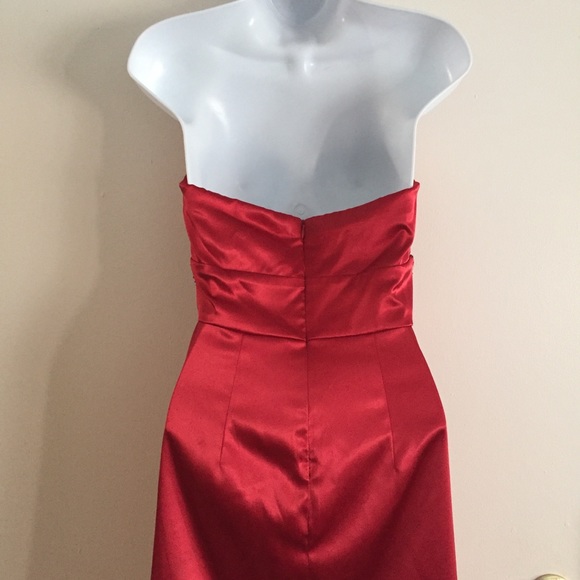 Josh & Jazz red prom dress - Picture 7 of 8